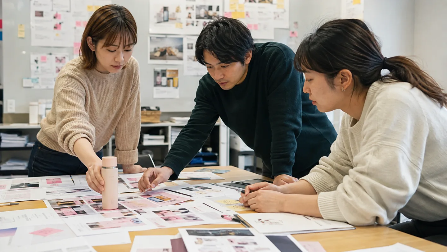 商品・広告コンテンツの媒体別展開で起きている業務課題のイメージ