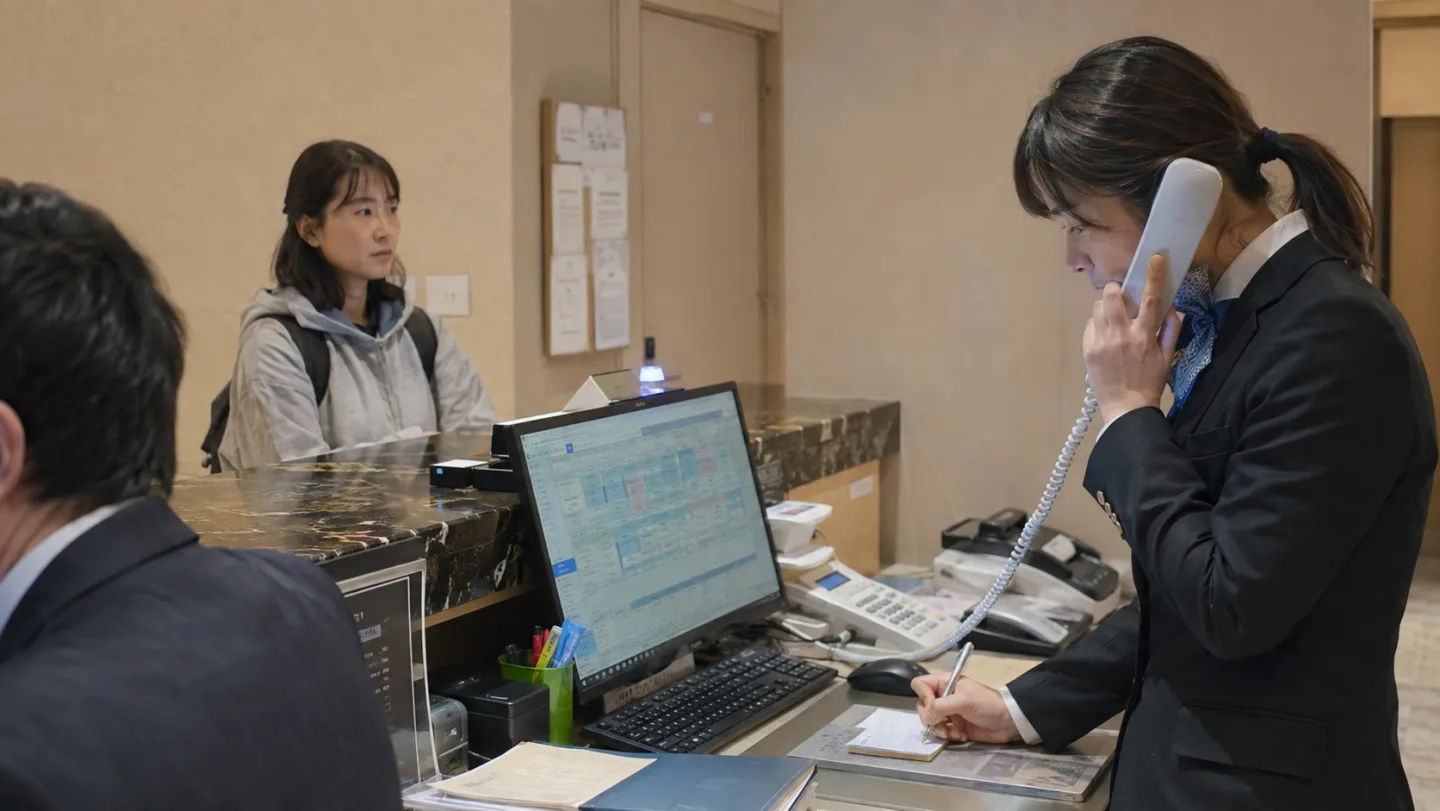 予約問い合わせ対応の自動化で起きている業務課題のイメージ