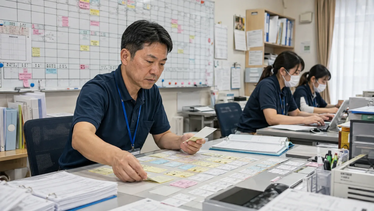 複数拠点のシフト・配置最適化で起きている業務課題のイメージ